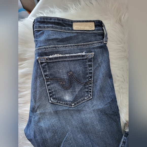 AG Women's Cigarette Roll Up Jeans, Size 28 X 26 inseam - Picture 2 of 6